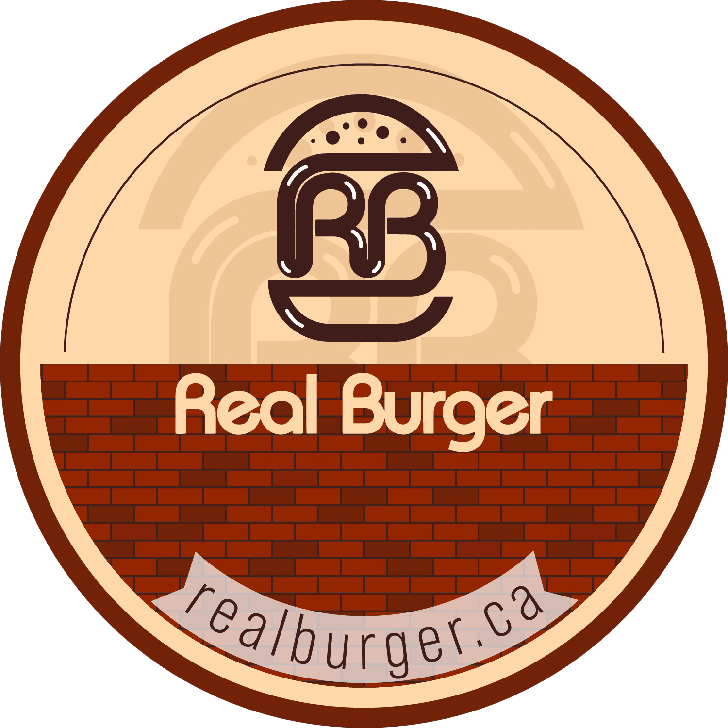 real burger logo