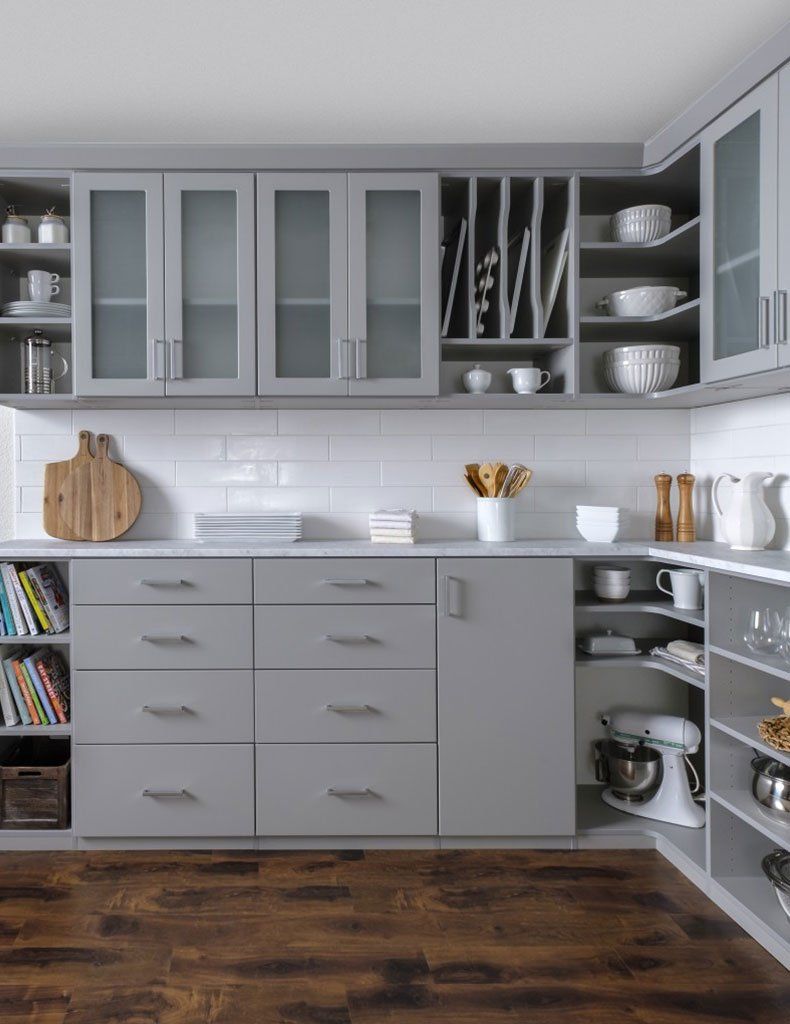 A pantry with a sign that says eat on it