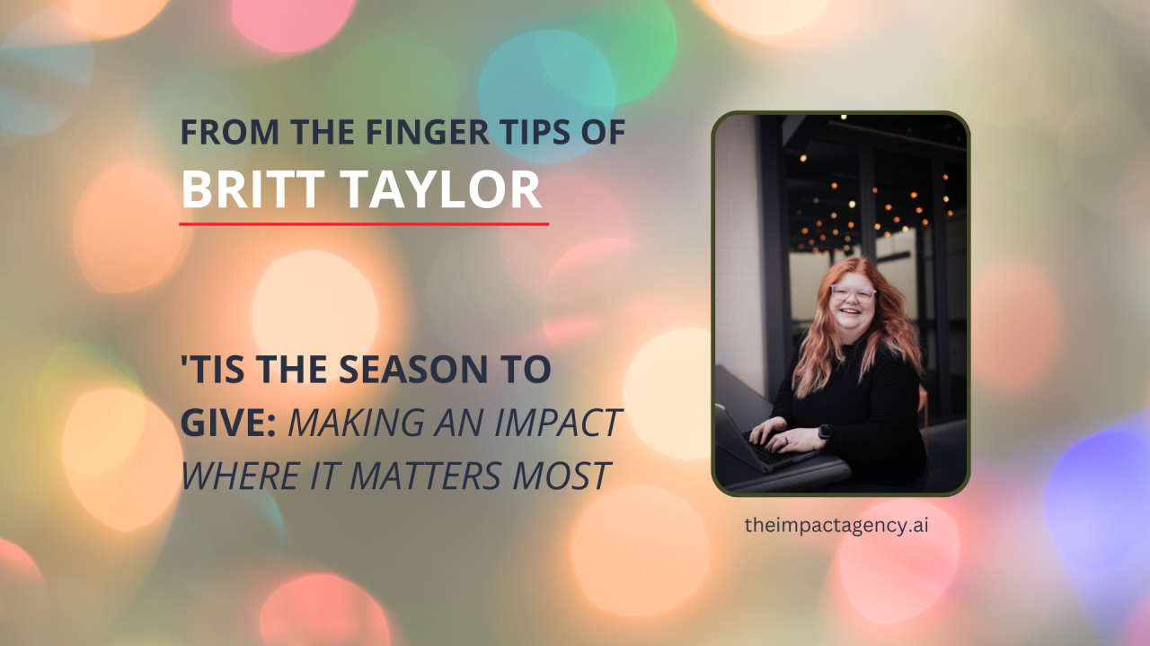 Britt Taylor, The iMPACT Agency blog for small business owners & marketing tips