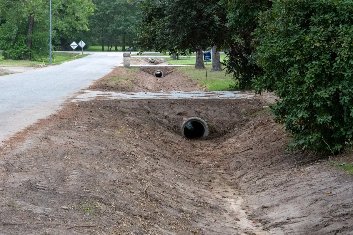 Ditch regrading and culvert services in Hidalgo County, Texas.
