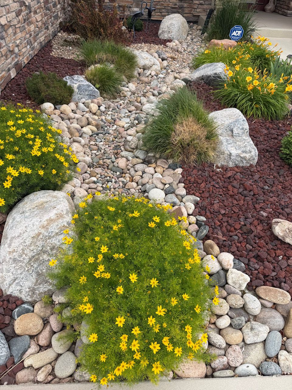 Decorative rock and boulders