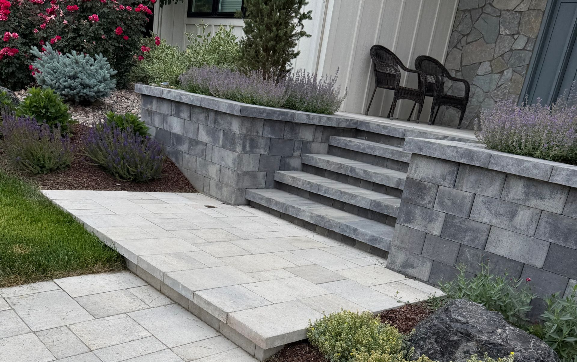 Hardscaping and outdoor living project