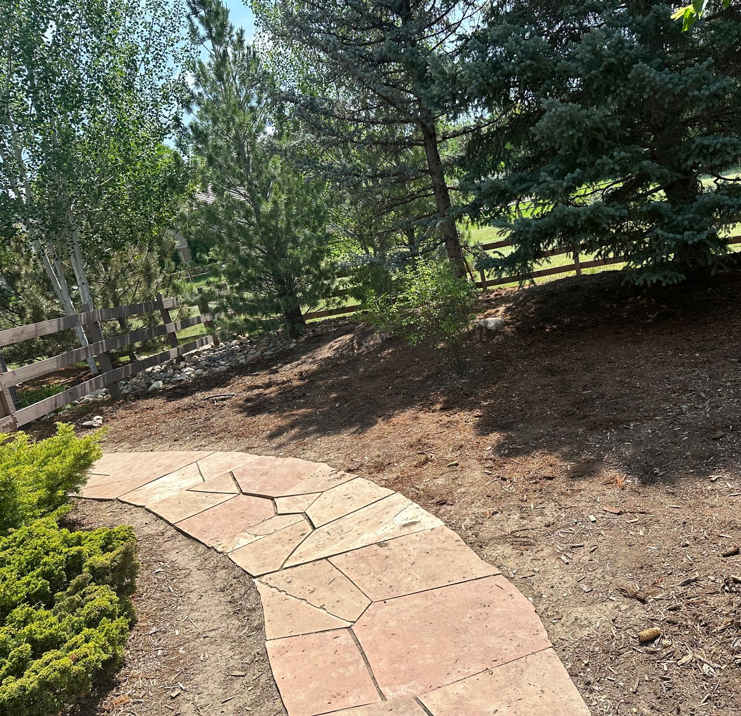 Patio and outdoor living space