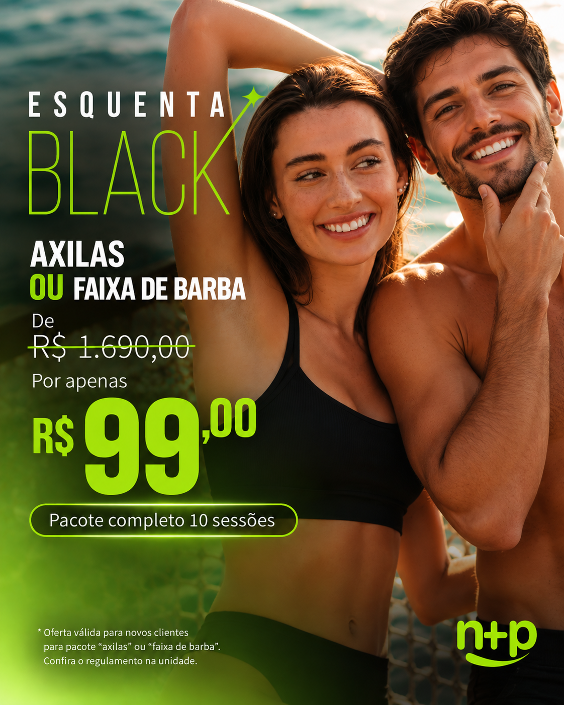 Promoção Axilas ou Faixa de Barba Esquenta Black