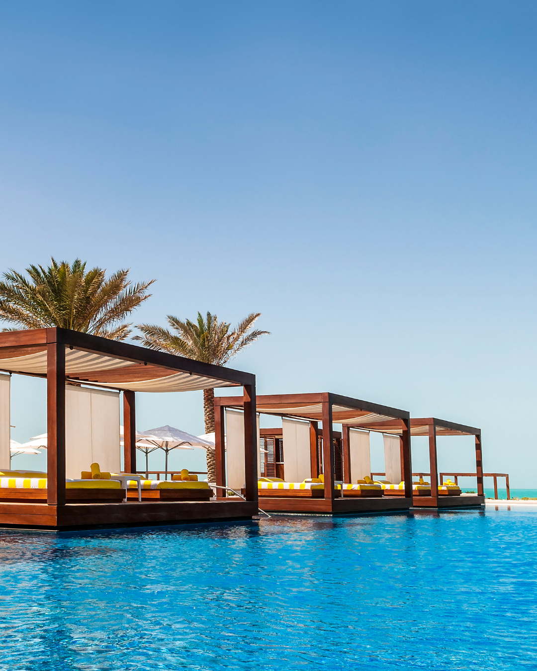 Luxury overwater bungalow at a tropical island resort
