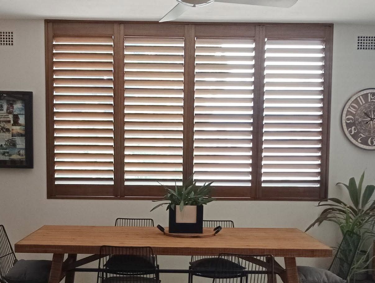 Wooden Window Shutter on the Central Coast