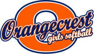 Orangecrest Girls Softball Logo