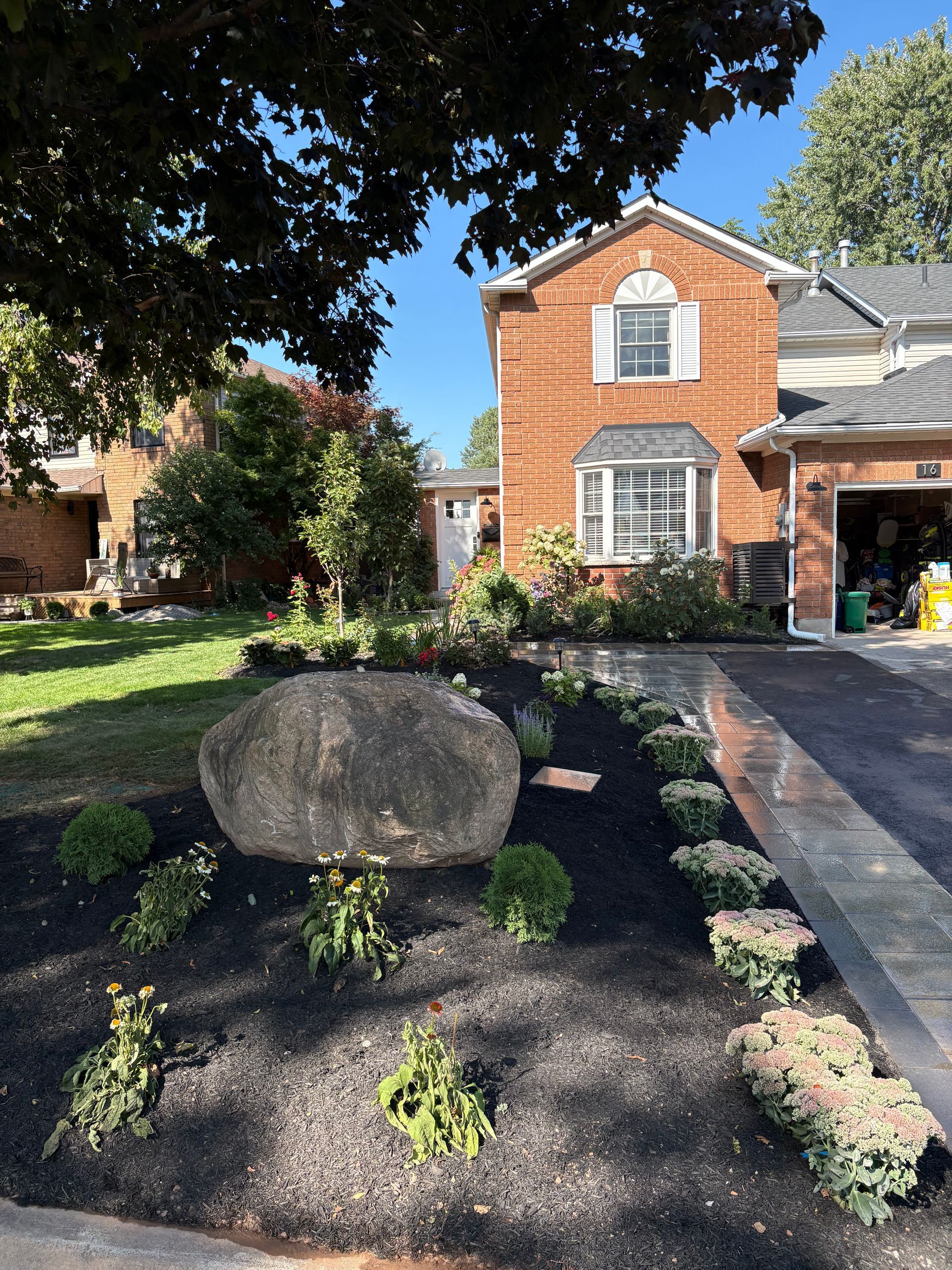 monarch landscaping driveway extention