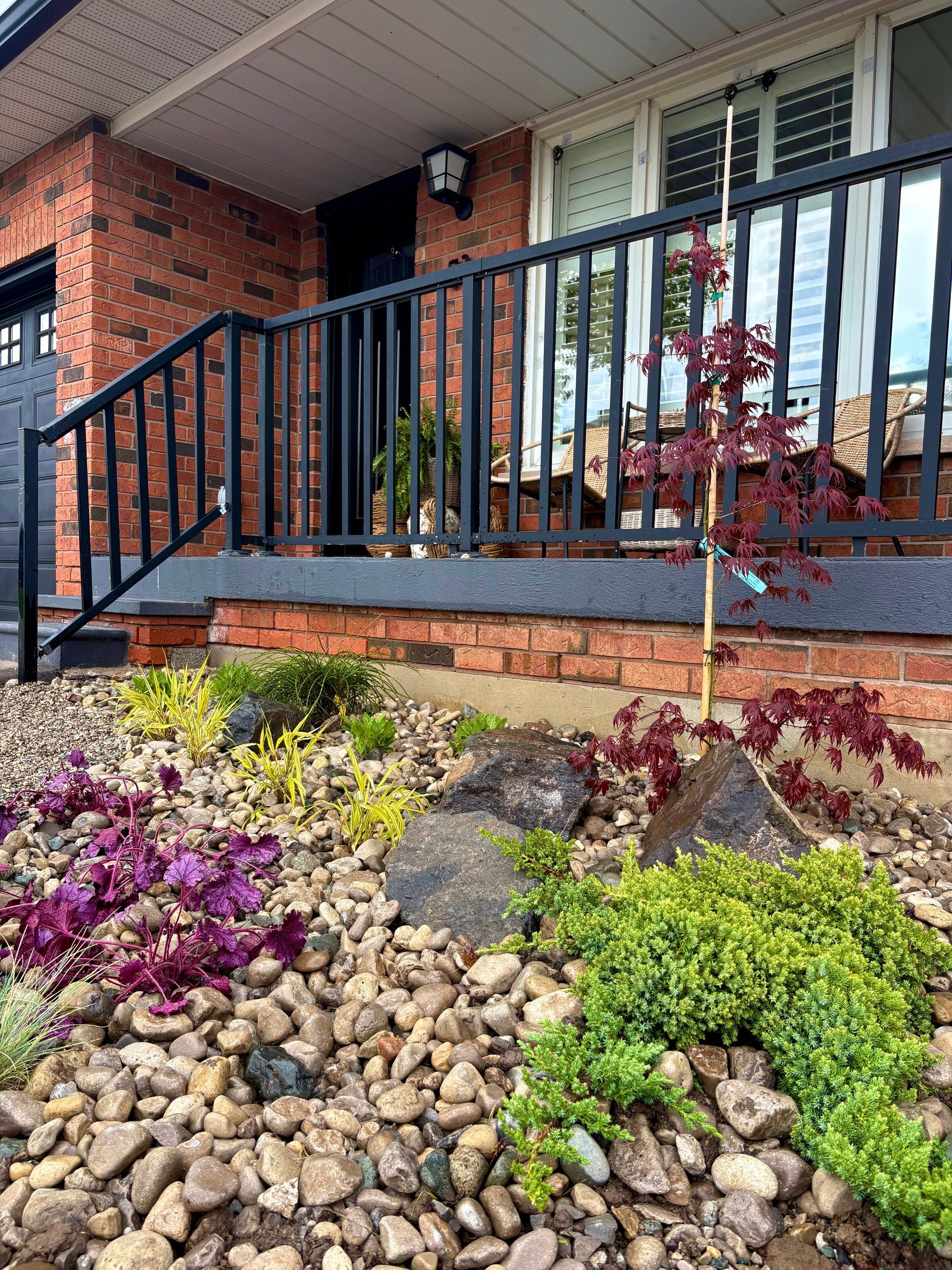 custom garden design and install monarch landscaping
