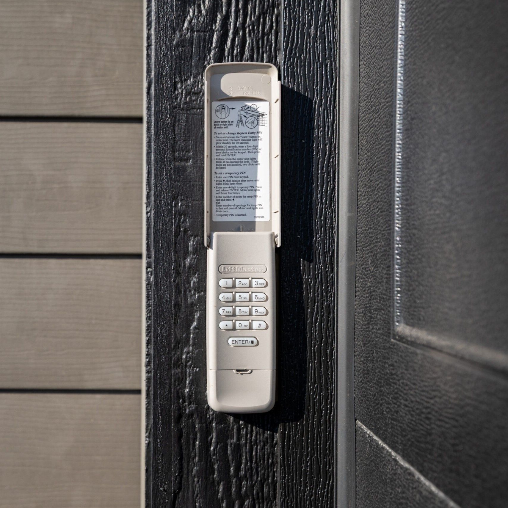 Garage Door keypad