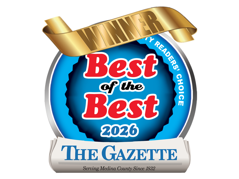 Medina Gazette 2026 Best of the Best landscaper winner logo for Chidsey Landscape & Design