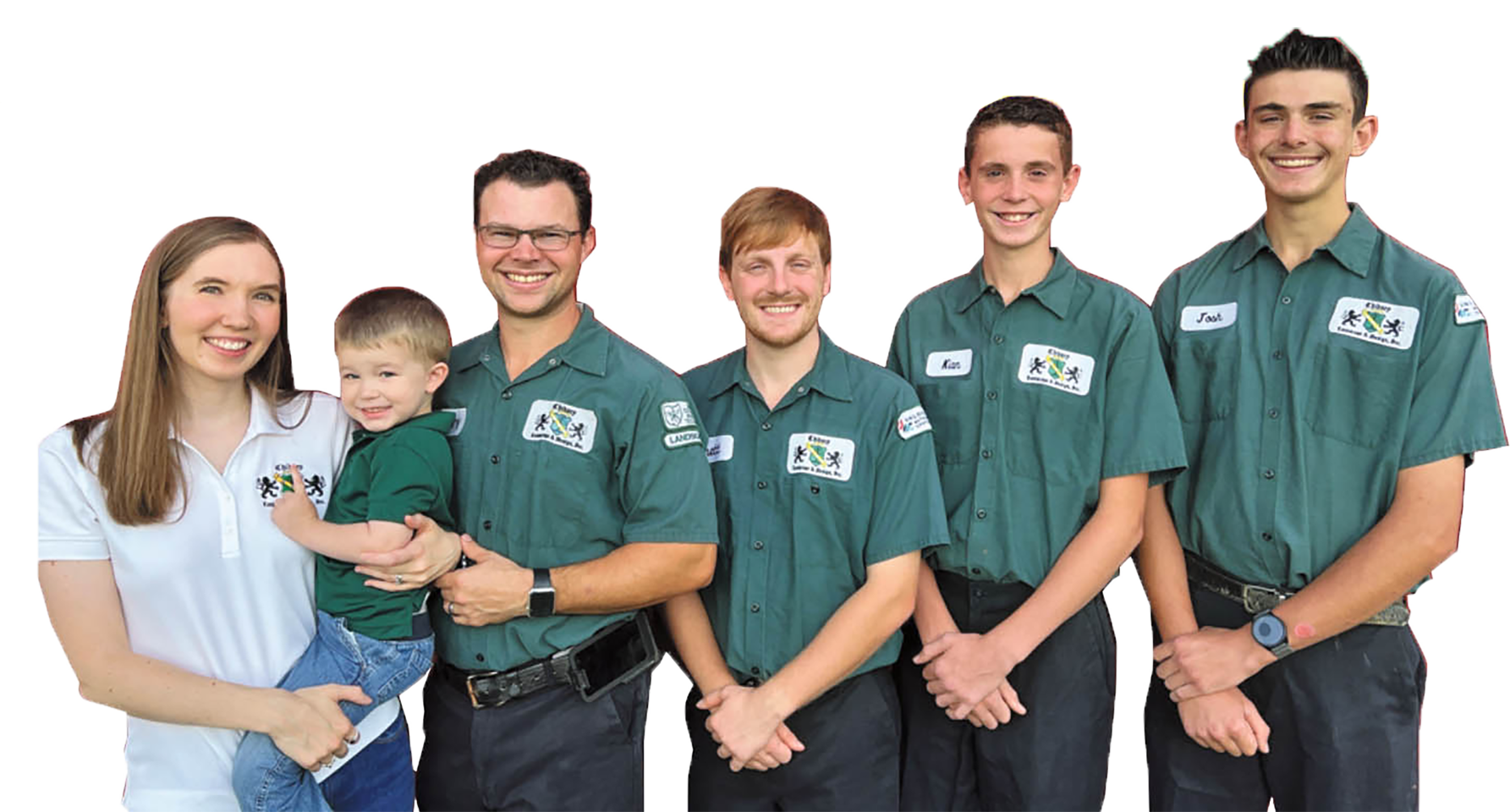 Landscape design and installation team at Chidsey Landscape & Design