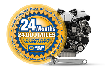NAPA 24/24 WARRANTY BADGE | Tom's Car Care