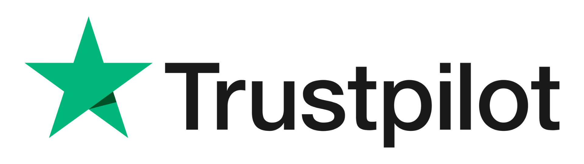 Trustpilot logo with green star icon and black text