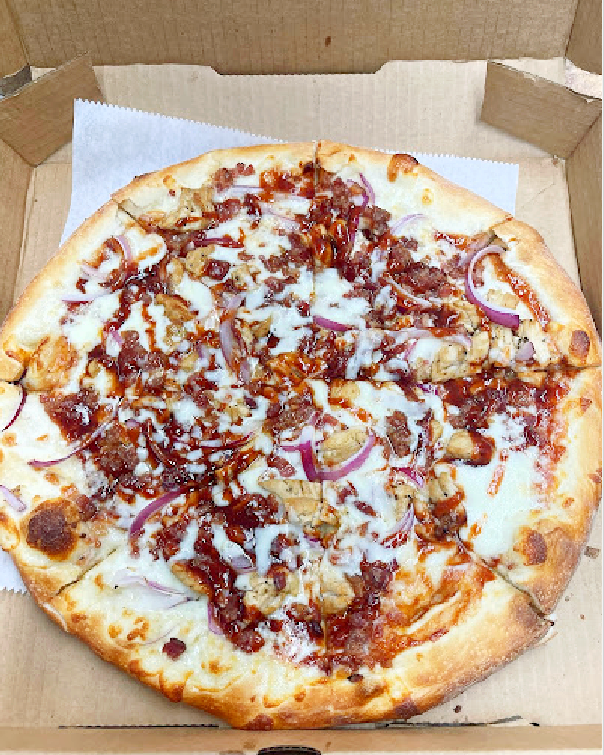 bbq chicken pizza