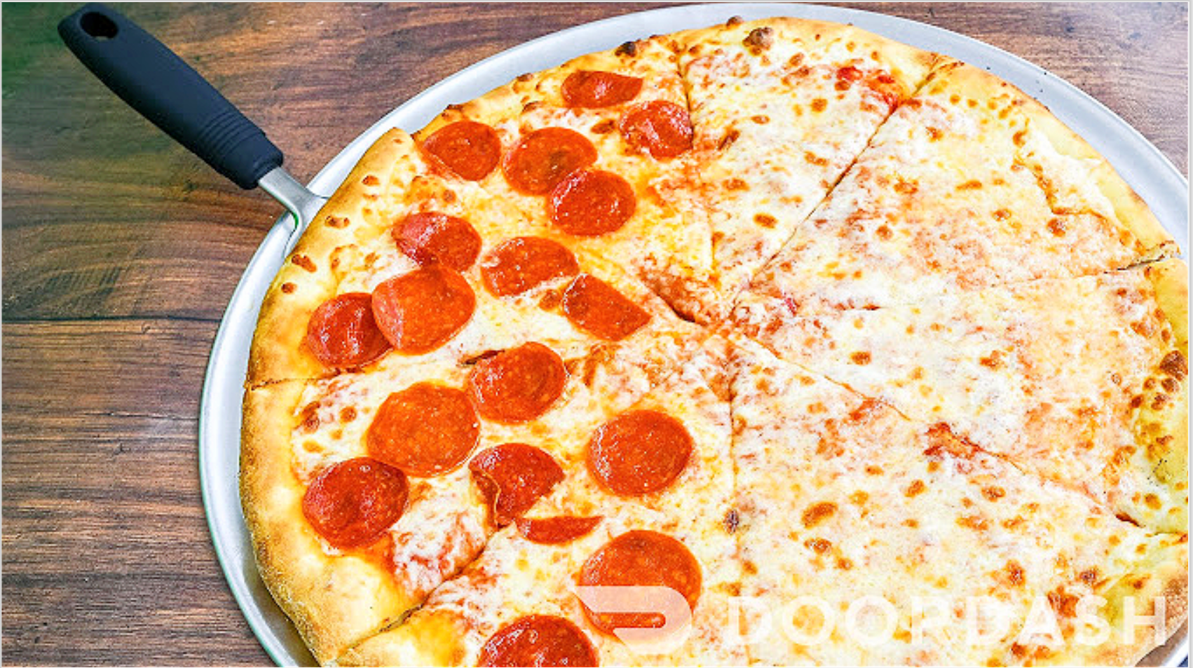 half & half pizza