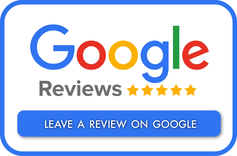 A button with the Google logo and five gold stars, labeled