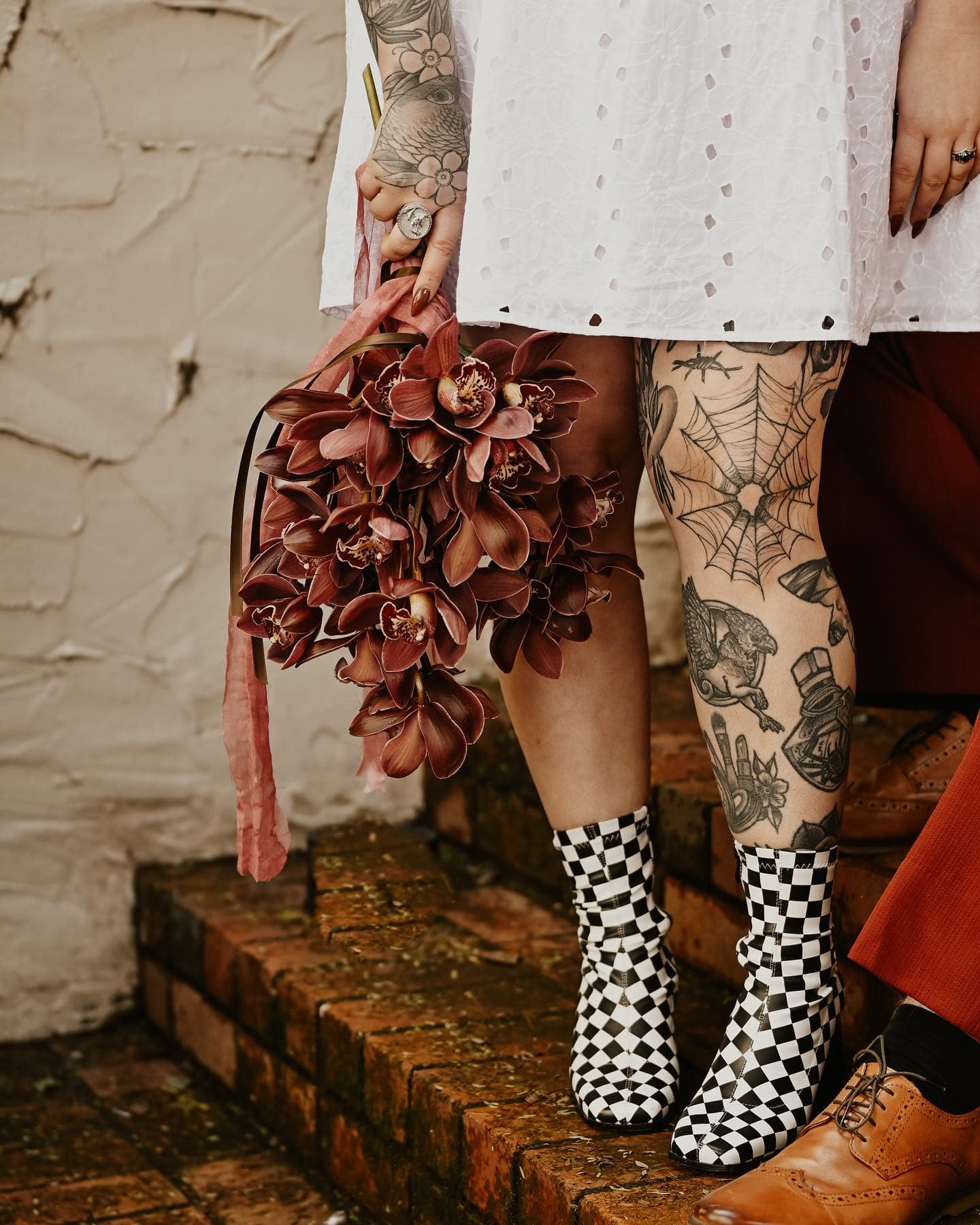 Person with Floral Bouquet — Denise's Flower Studio In Dubbo, NSW