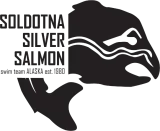 Soldotna Silver Salmon Swim Team logo Soldotna Silver Salmon Swim Team logo