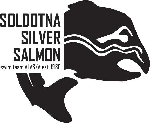 Soldotna Silver Salmon Swim Team logo Soldotna Silver Salmon Swim Team logo