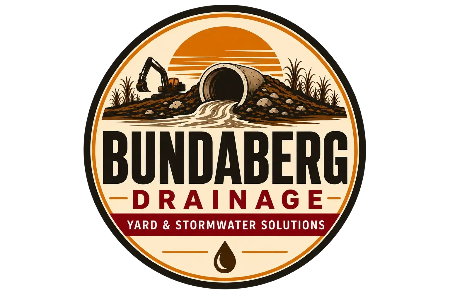 Round logo Cairns Drainage