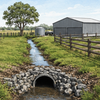 Rural drainage icon 