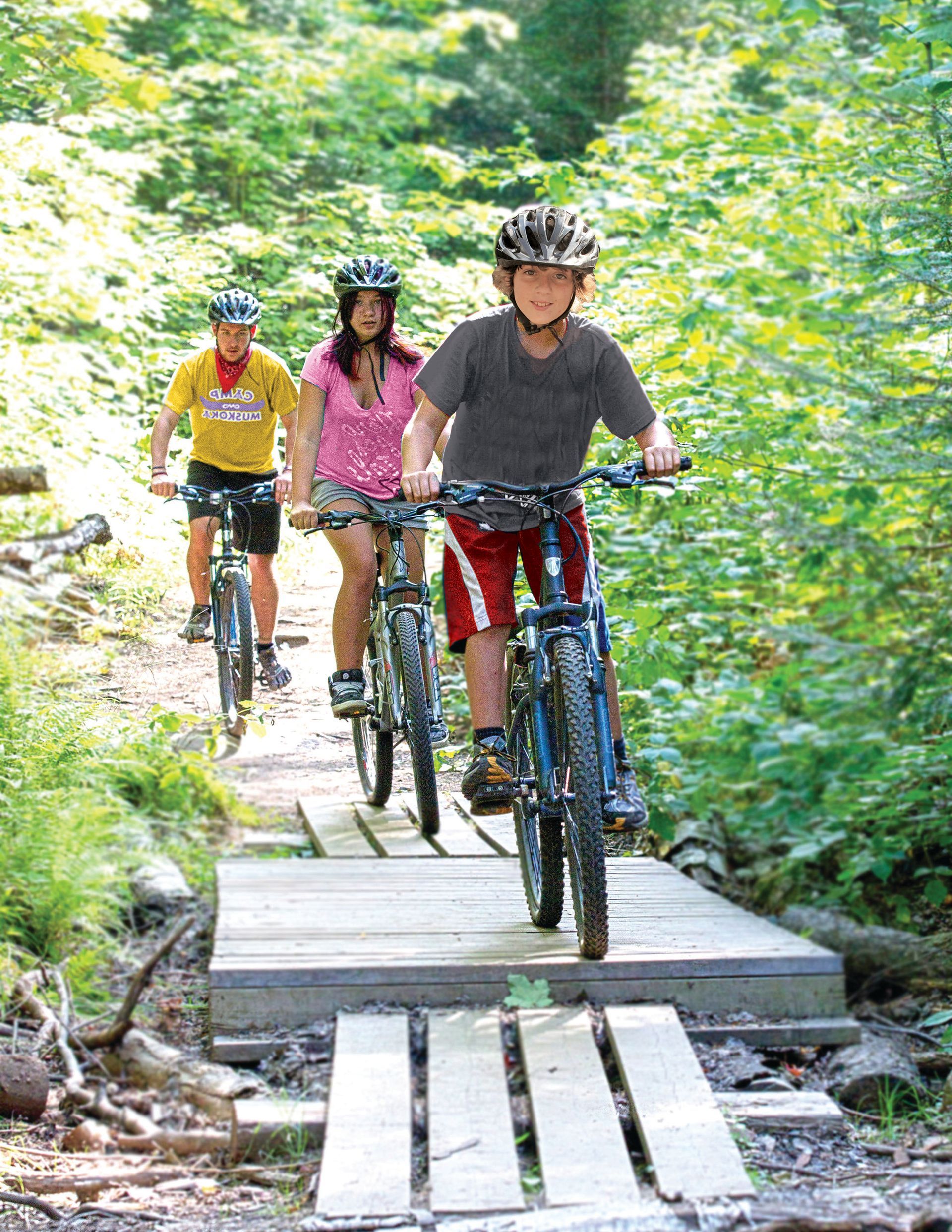 Guided rides through Muskoka's forest trails.
