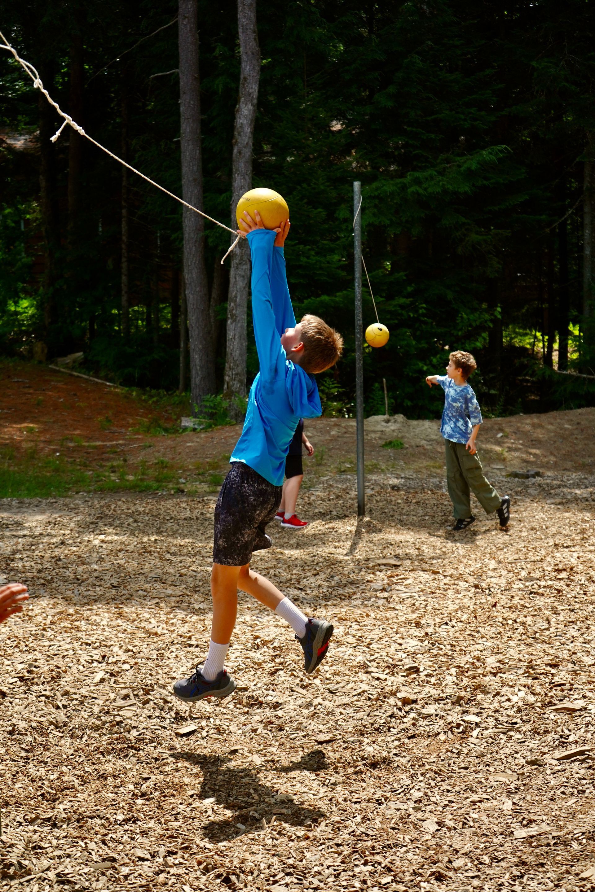 A fast, fun round-net game that's quickly becoming a camp favorite.