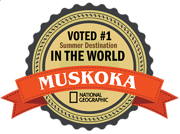 A badge that says voted # 1 summer destination in the world