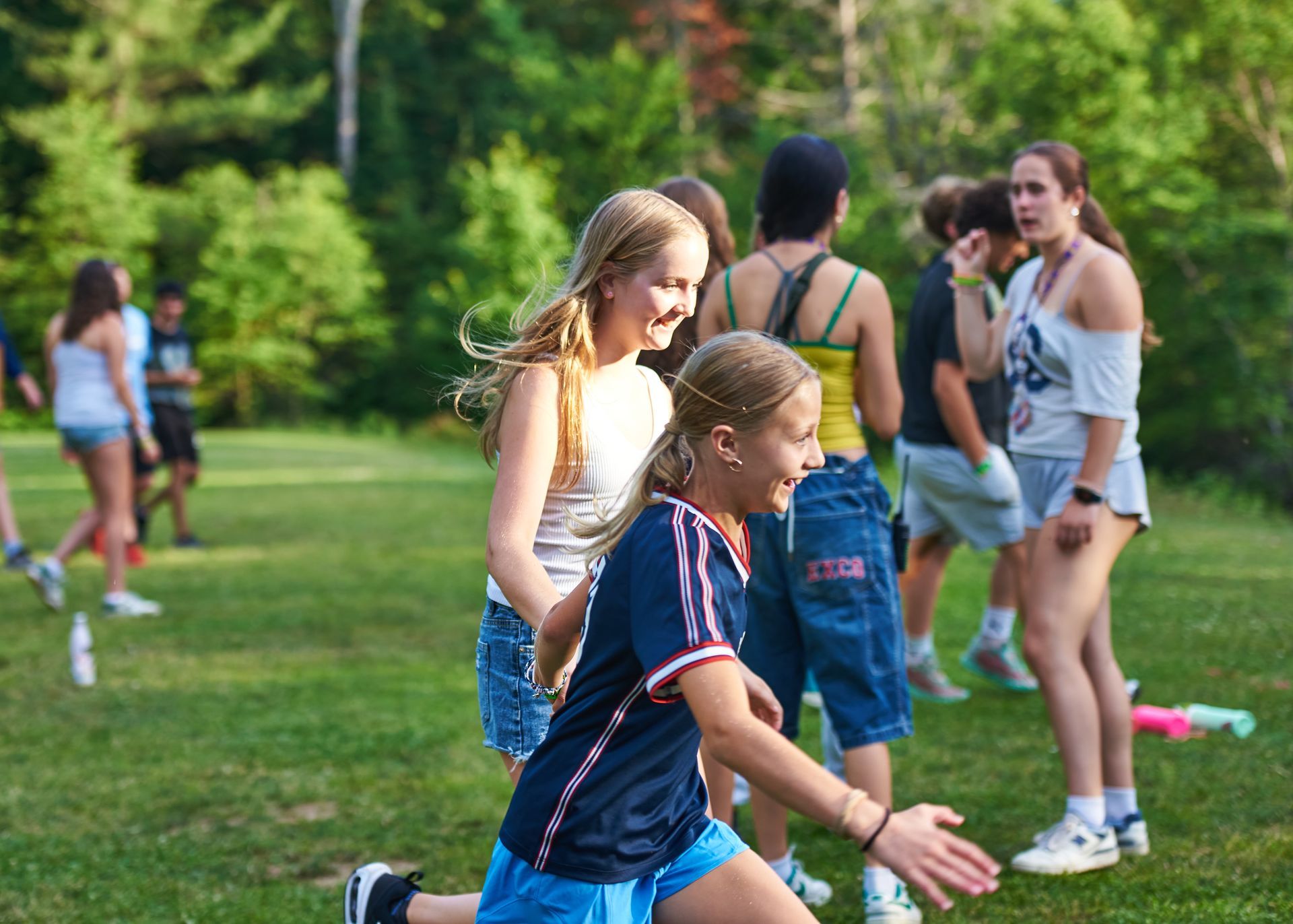 A fast-paced, no-tackle take on football that builds teamwork and quick thinking.