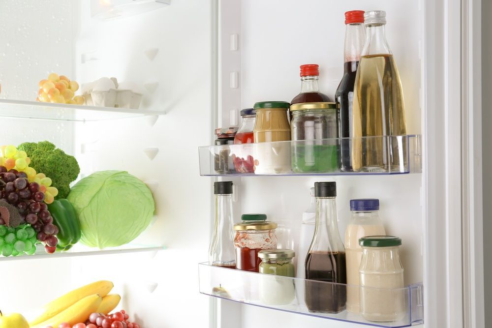 A Refrigerator Filled With Food — Chilltech Air Conditioning & Refrigeration In Rockhampton, QLD