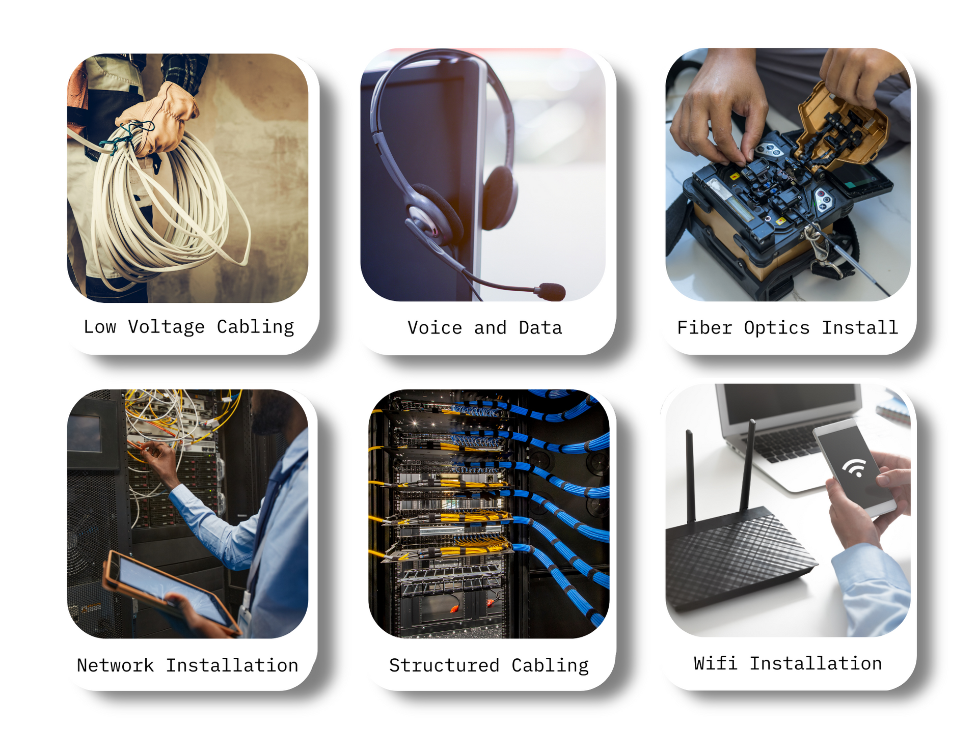 There are many different types of electrical work that can be done on a computer.
