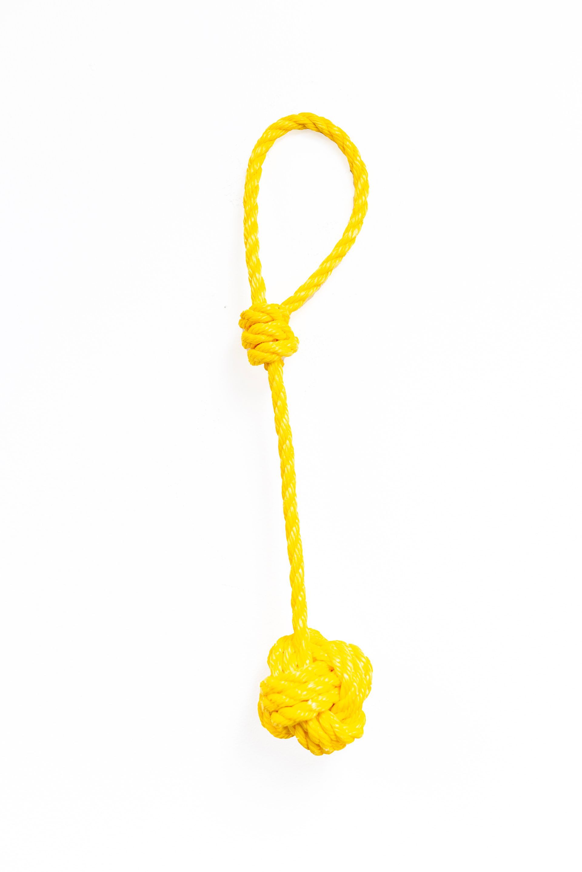 Yellow Tossie dog toy