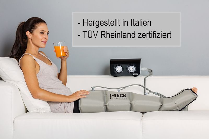 I Press Schwarz mit 2 Beinmanschetten