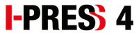 Das Logo für „I Press 4“ ist schwarz und rot auf weißem Hintergrund.