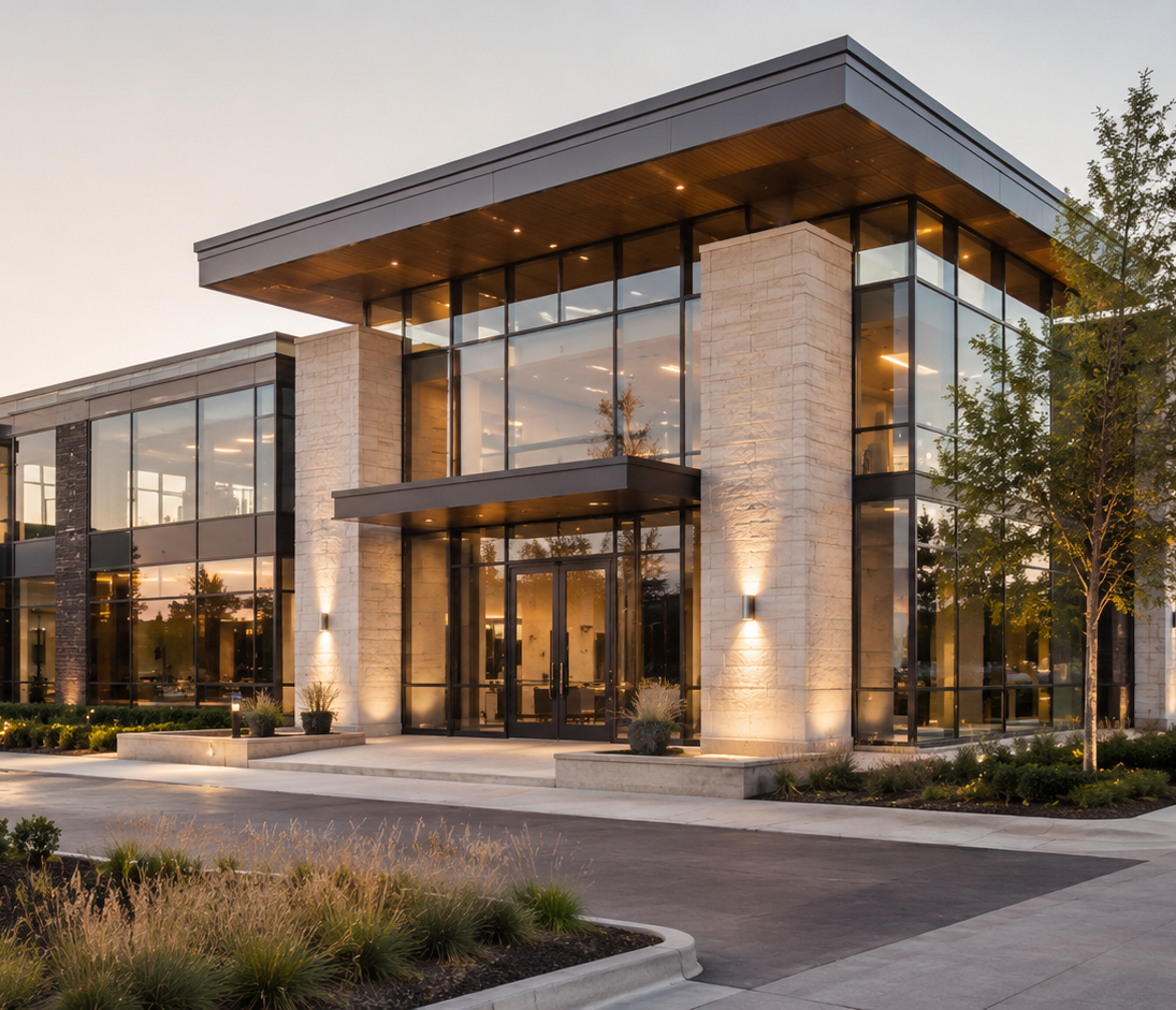 Completed commercial redevelopment project
