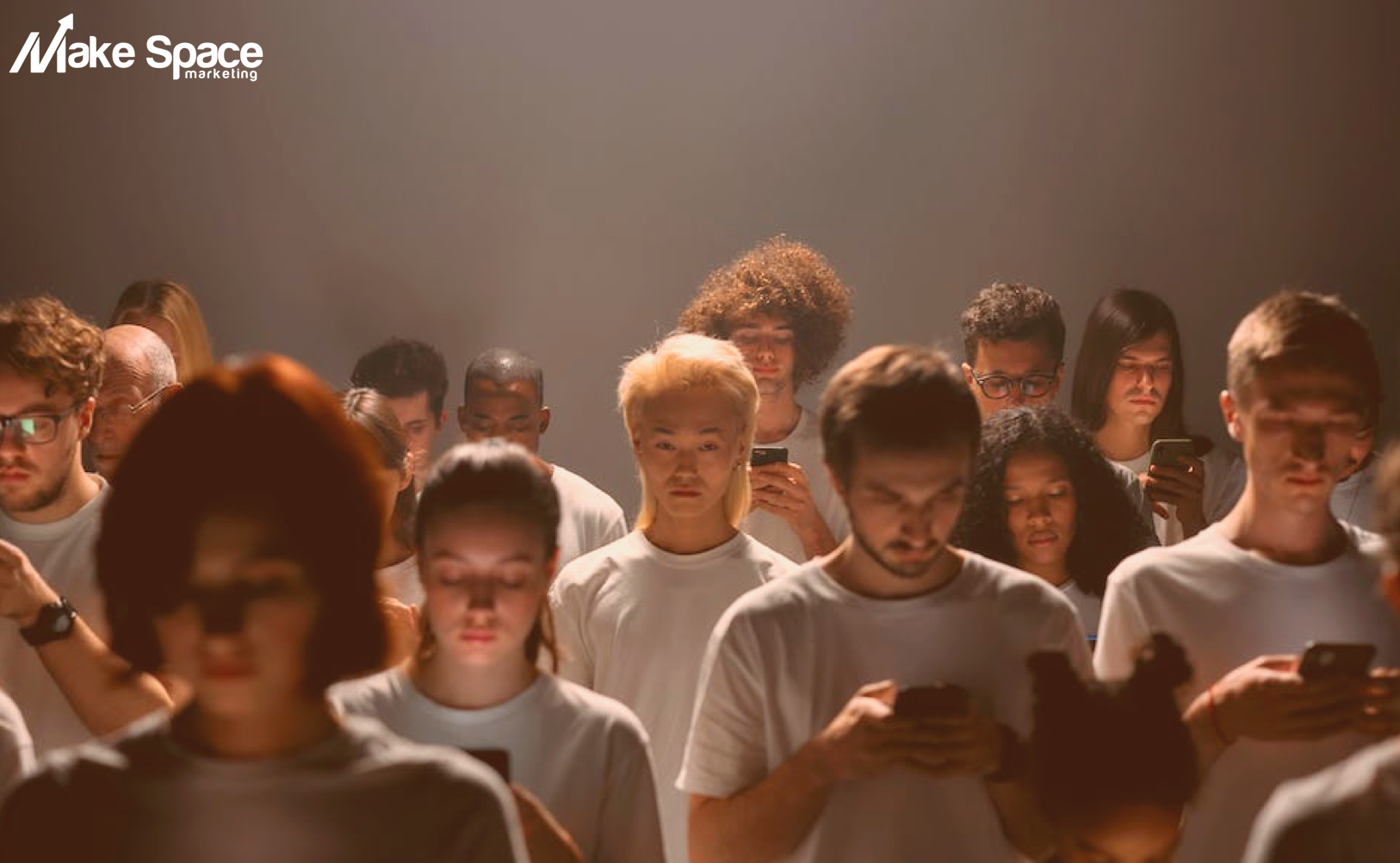 potential customers interacting with your website via mobile phones
