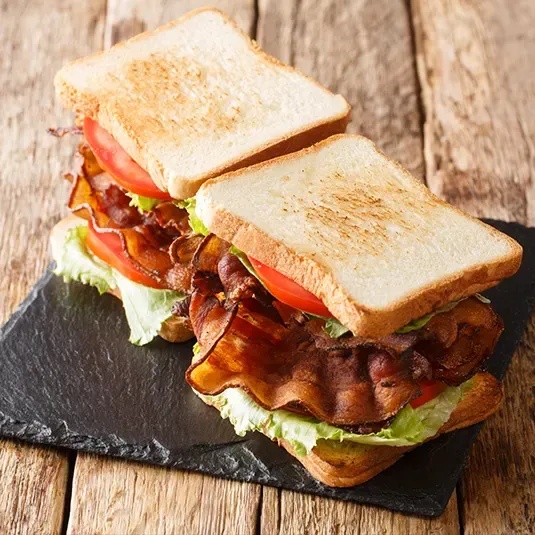 sandwhiches from the menu