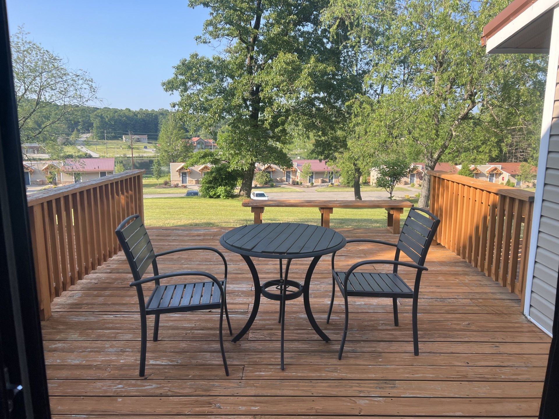 non lake view deck