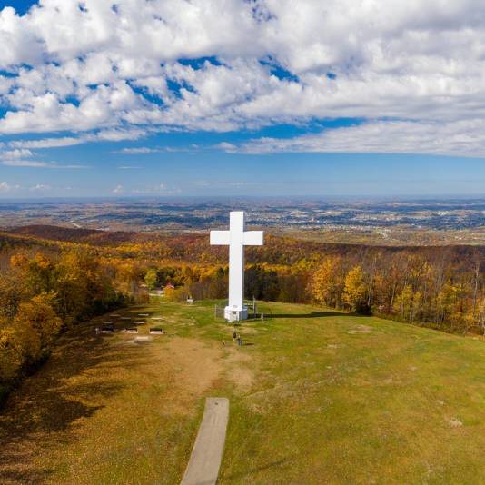Jumonville near lodge at chalk hill