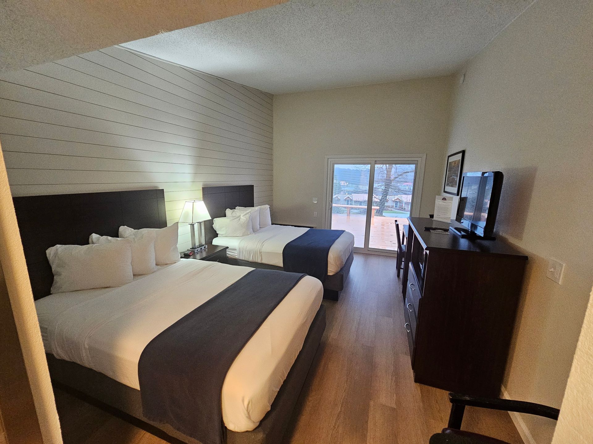 double bed room interior