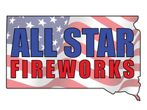 All Star Fireworks Store Near Me All Star Fireworks Logo - a fireworks store near me for Sioux Falls, Harrisburg, Tea & surrounding communities.