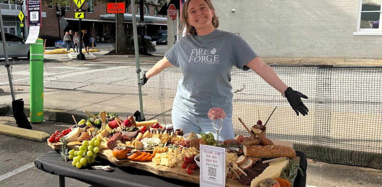 Fireforge Italian Fest Charcuterie Demo Tent