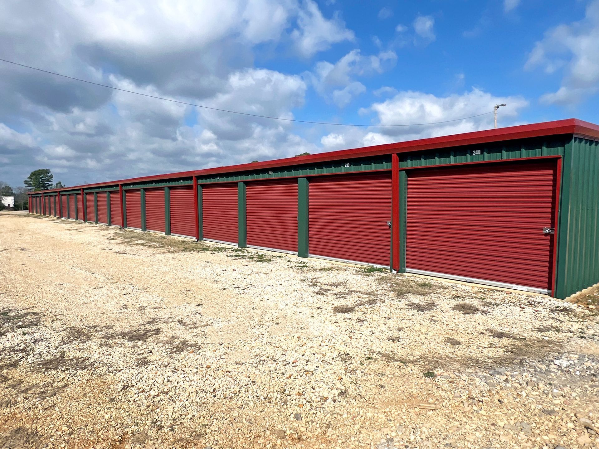 self storage facility exterior