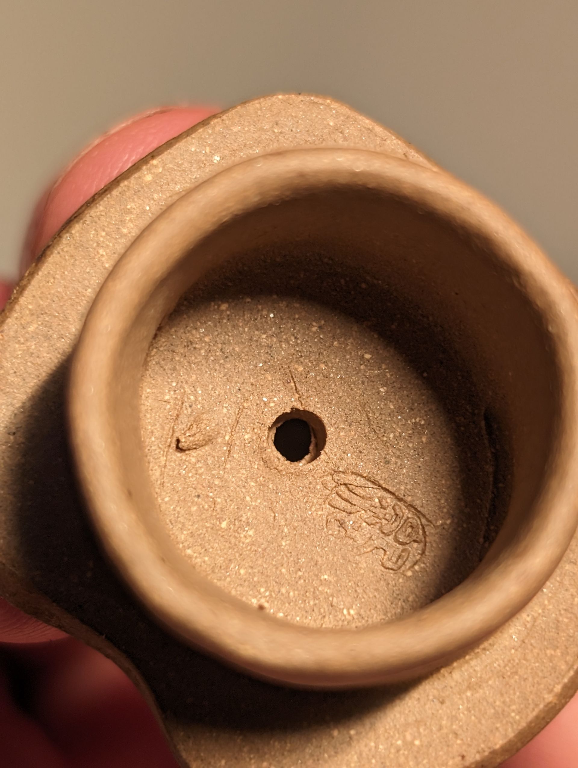 inside the tea lid