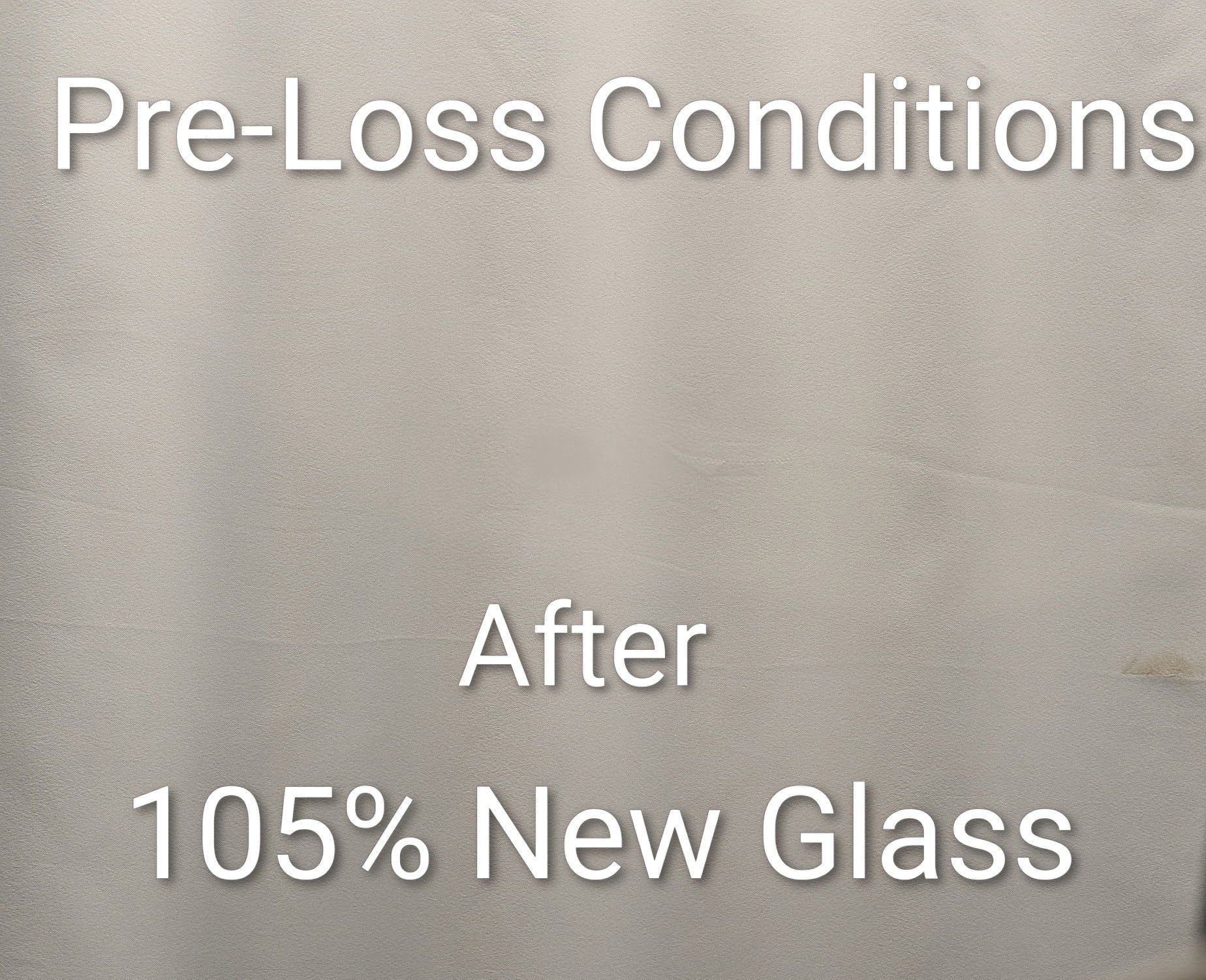 After phot of a chip repair with Ultra Bond's Crystal Quartz resin