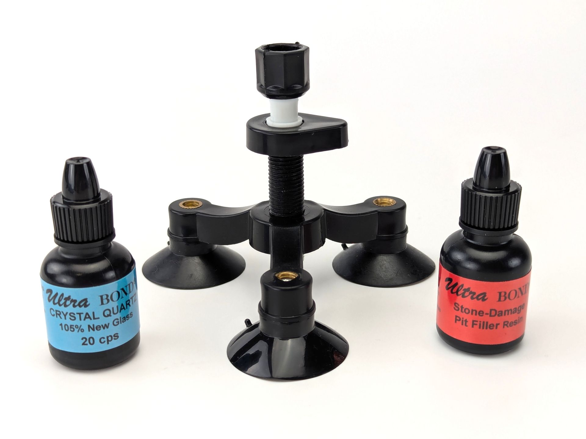 Ultra Bond D-I-Y Black Tripod  Windshield Repair Kit