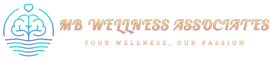 A logo for a company called mb wellness associates