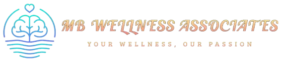 A logo for a company called mb wellness associates