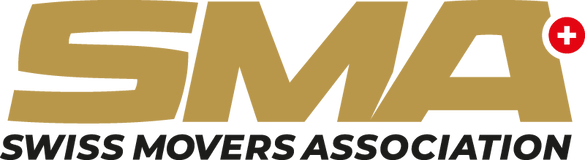 Le logo de l'association des déménageurs suisses SMA